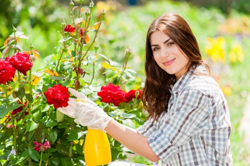 List of accepted payment methods including cards and PayPal for garden maintenance